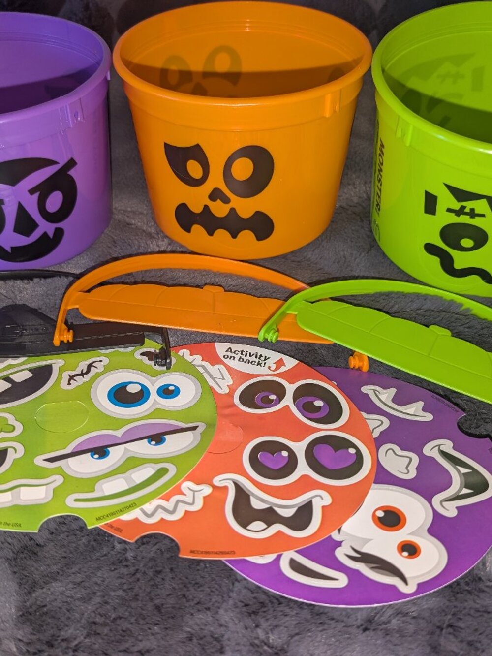 2023 McDonald's Halloween buckets